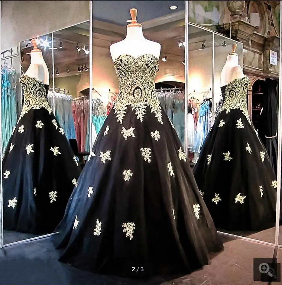 Золотые кружевные аппликации черные настоящая картина платье для выпускного