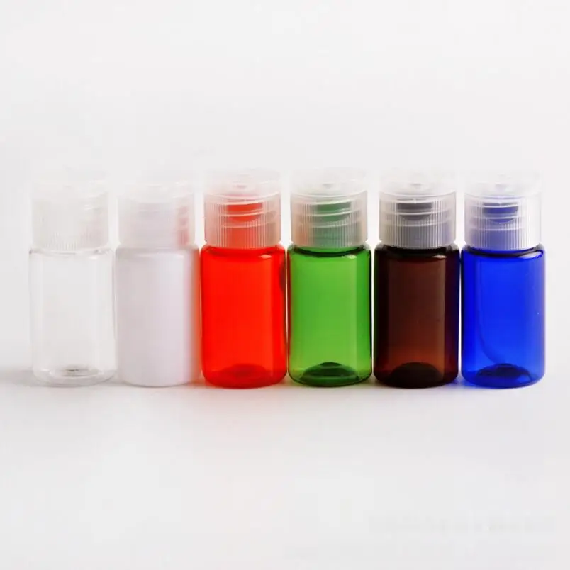 

Wholesale 500 x 10ml Small Plastic Bottle with Disc Top Cap Colorful Flip Shoulder Clamshell Lotion Bottle