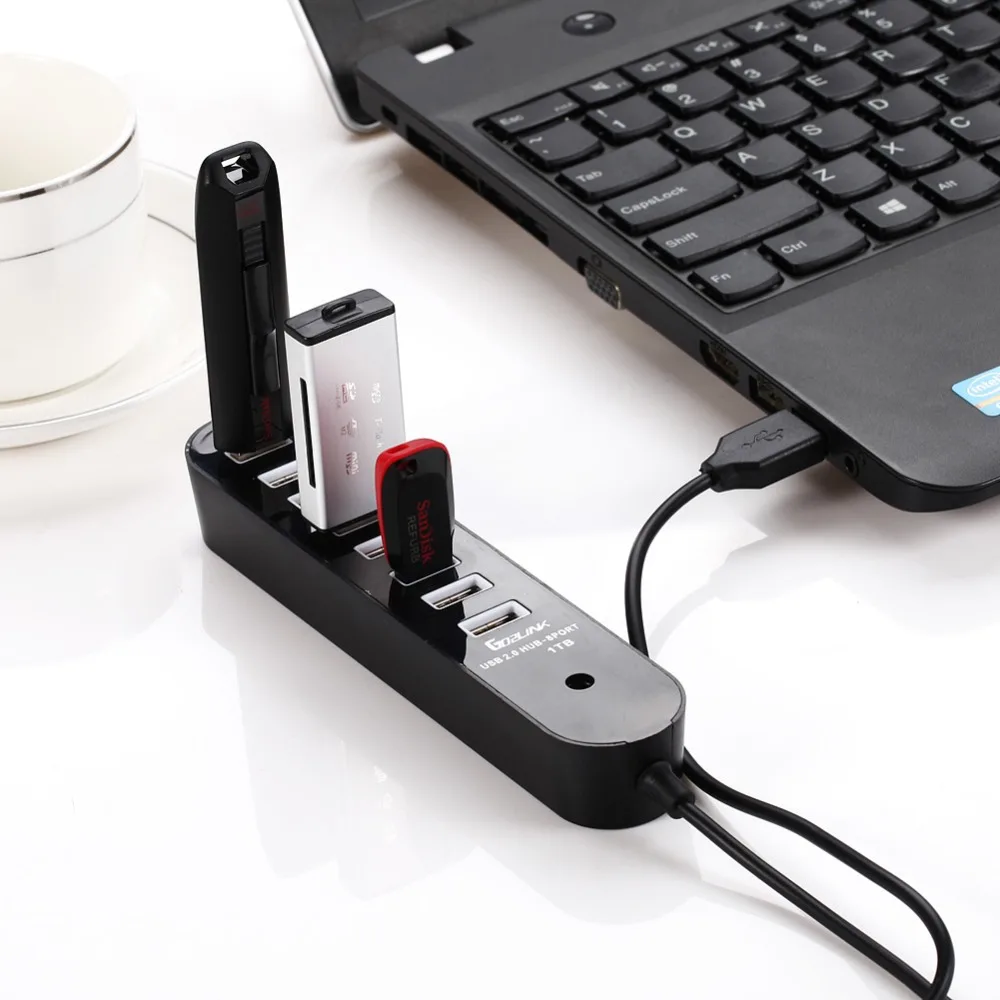 Micro usb хаб 8 портов высокоскоростной 2 0 Hub адаптер Multi USB высокой совместимости Mini