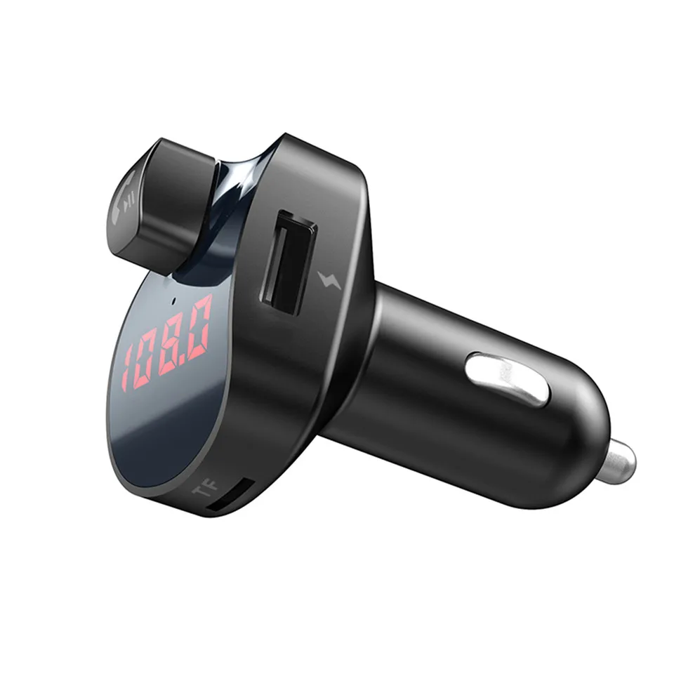 Автомобильный fm-передатчик, Bluetooth, Автомобильный mp3 плеер, беспроводной, Hands free, Bluetooth, автомобильный комплект, двойной USB, автомобильное зарядное устройство, Handsfree, поддержка TF карты