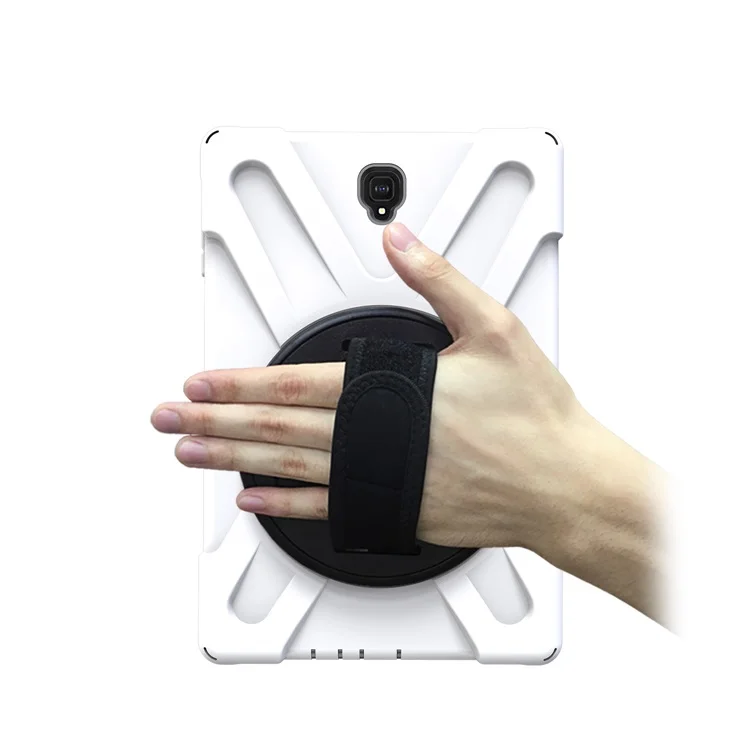 White kickstand Ударопрочный ударопрочный сверхпрочный бронированный чехол для samsung Galaxy Tab S4 10,5 дюймов Чехол выпуск модель T830 T835 T837 - Цвет: White kickstand