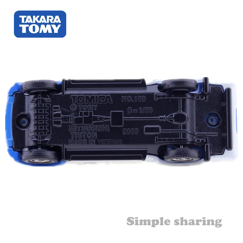 Tomica NO.93 Mitsubishi TRITON JAF Road Service 1/66 Takara Tomy металлическая литая игрушка модель