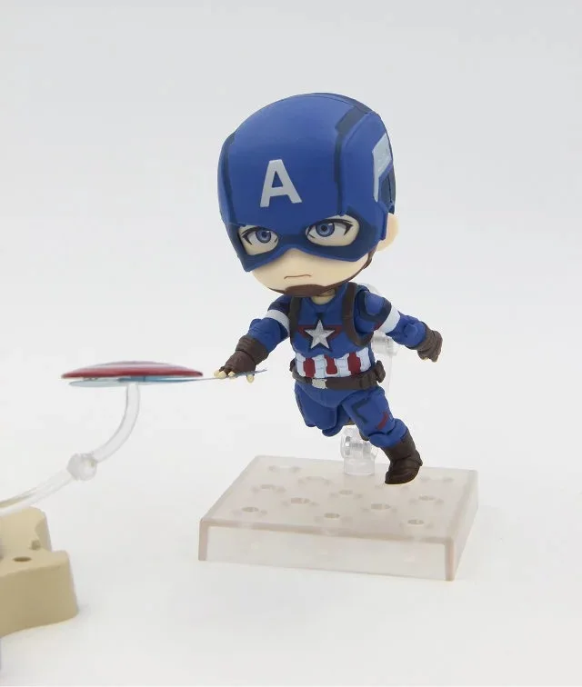SAINTGI GSC Nendoroid 618 Капитан Америка mavel гражданская война ПВХ пересадка лица фигурку