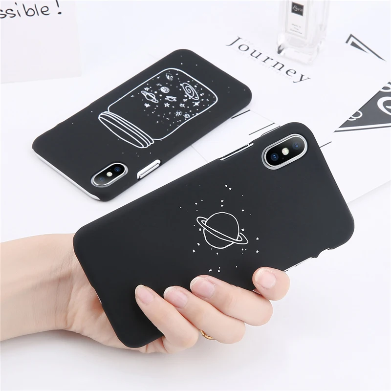 Lovebay чехол для телефона iPhone 6 6s 7 8 Plus X милый мультфильм бутылка желаний планета