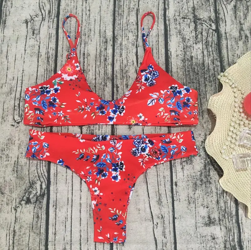 2019 новый сексуальный комплект бикини бандо женский купальник пуш ап купальный