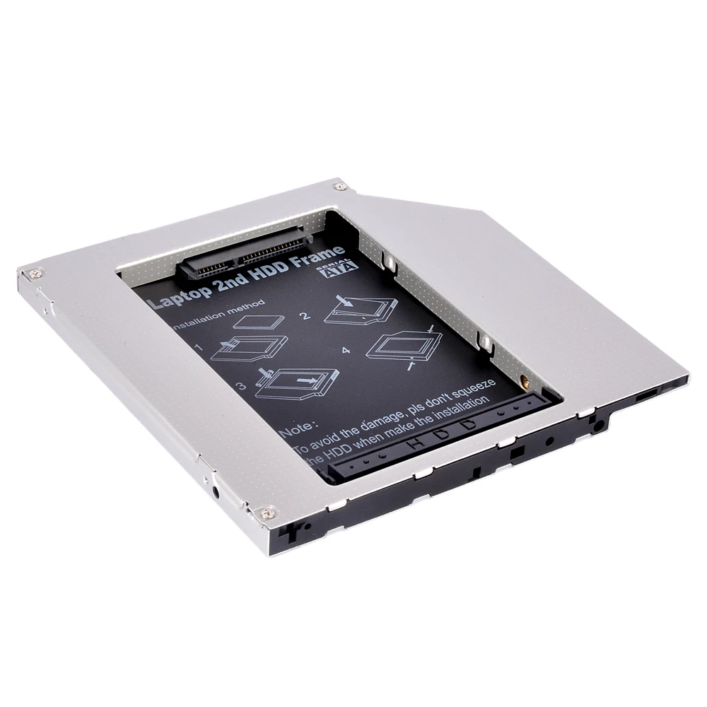 Алюминиевый карман для второго жесткого диска DeepFox 9 5 мм SATA 3 0 2 дюйма ТБ SSD чехол