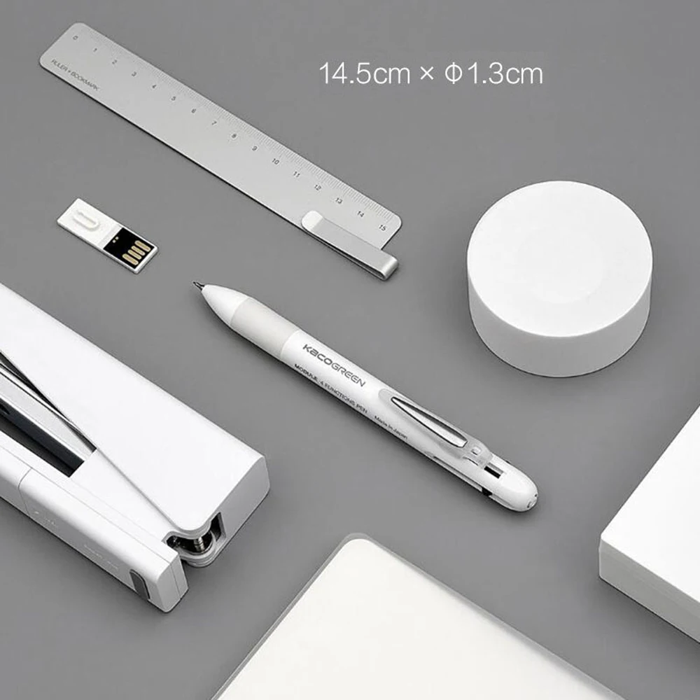 Xiaomi KACO 4 в 1 многофункциональная ручка-s 0,5 мм черный синий зеленый красный стержень сменный гелевый ручка Механическая ручка-cil японские чернила для офиса и школы