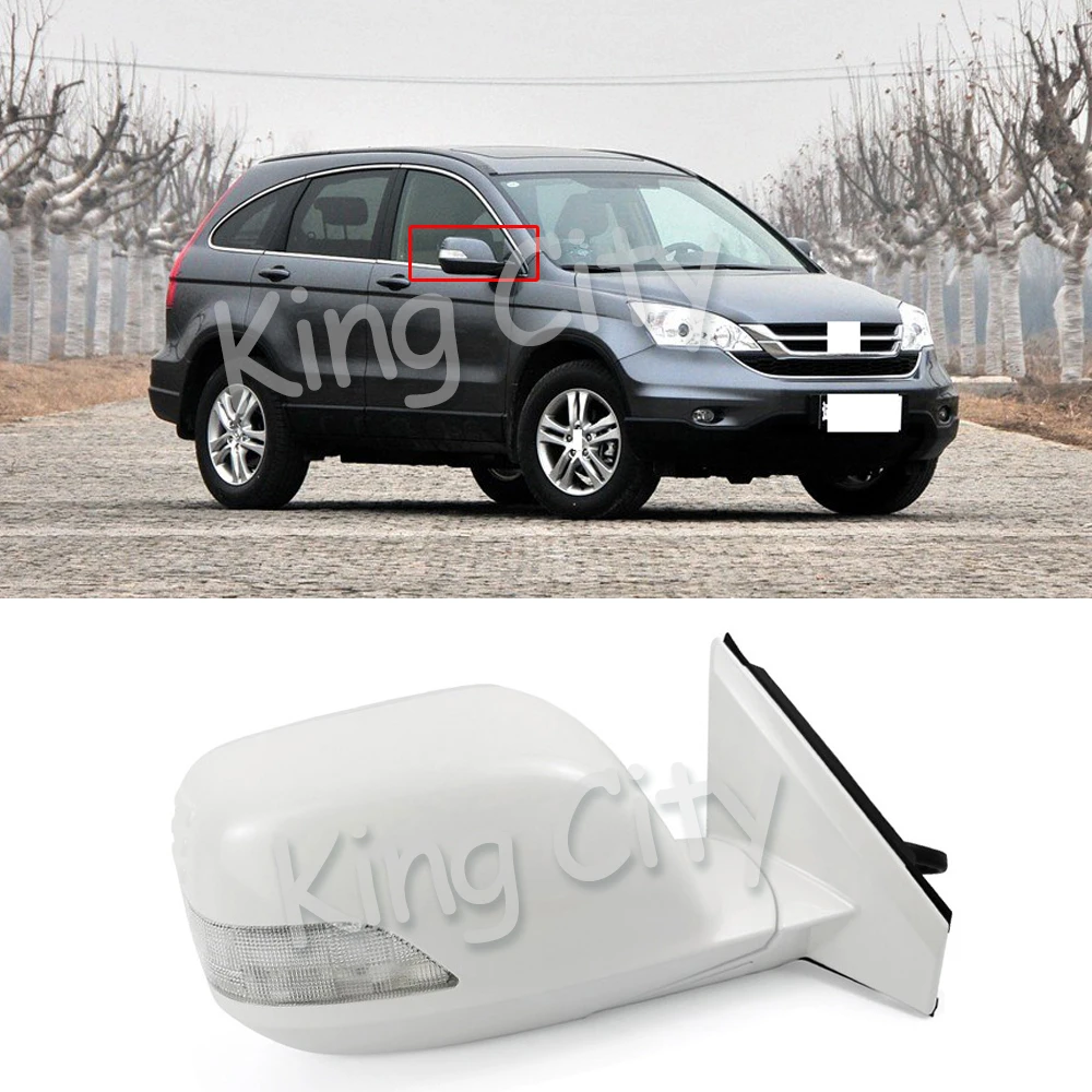 Capqx 5/7/9 жил для Хонда сrv 2007 2008 2009 2010 2011 сбоку Зеркало заднего вида с светодиодный указатель поворота зеркало заднего вида в сборе