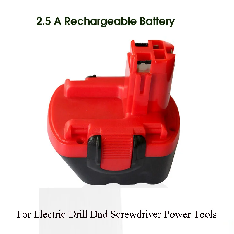 Soravess 12 В NI-CD аккумуляторная батарея 1.3Ah-3.0Ah Замена для BOSCH аккумуляторная электрическая дрель и шуруповерт электроинструменты - Цвет: 2.5Ah 1pcs