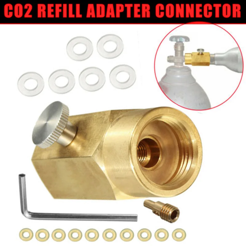 Подходит для наполнения SodaStream Tank CO2 Refill Adapter соединитель W21.8-14 типа резьбы. | Дом и