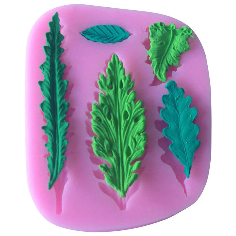 Сделай своими руками листья тиснение силиконовая форма для выпечки кондитерских