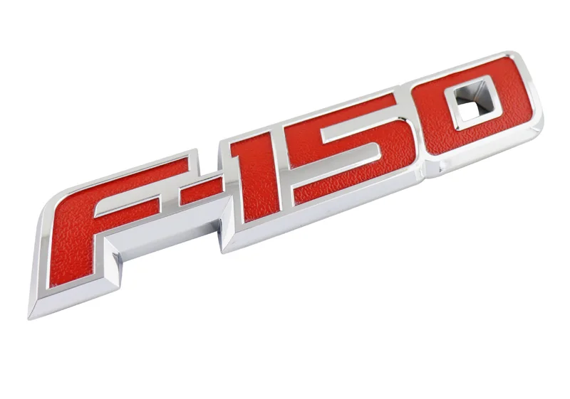 Chrome Красный F 150 для 2009 2014 табличка герба Знак Стикеры|chrome red|chrome badgesred sticker |