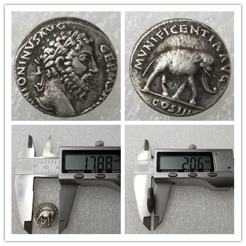 Редкий старинный греческий монета-415 Tetradrachm копия монет - Цвет: 4