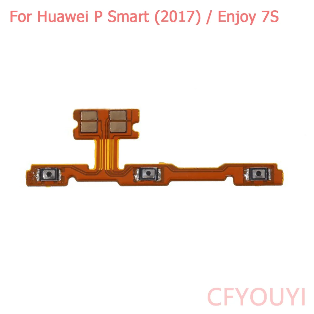 

10pcs/lot For Huawei P Smart/Enjoy 7S Power On Off Button and Volume Buttons Flex Cable