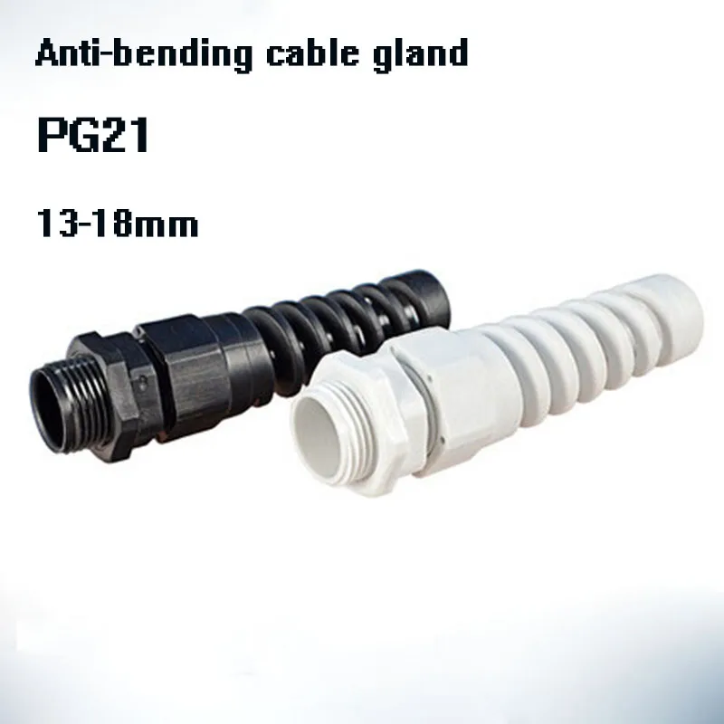 PG21 M25 10 шт. нейлоновый кабельный сальник 13 18 мм резьбовой провод пластиковый