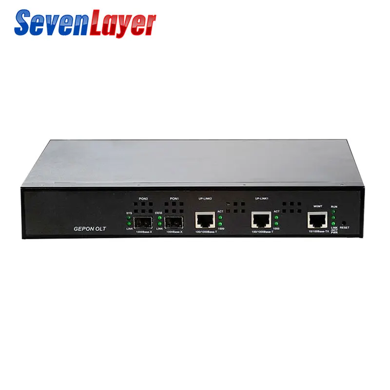 EPON OLT 2PON порты FTTH CATV OLT Перевозчик-класс высокой плотности волоконно-оптический высокое качество 1,25G Профессиональный мини