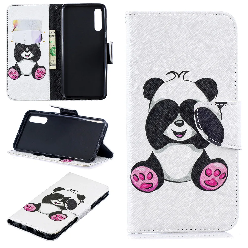 Кожаный чехол для Fundas Samsung galaxy A50 A30 A20 A10 A40 A70 чехол-кошелек с откидной крышкой и