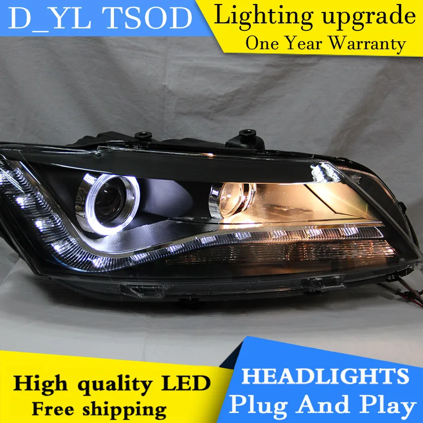 

Автомобильная фара DY_L для Северной Америки VW Passat 2011-2015 светодиодный ные фары DRL H7/D2H HID, Ксеноновые Биксеноновые линзы