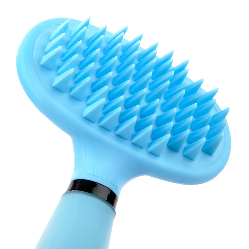 Hoopet Pet Dog Cat Grooming Brush TPE Soft Silicone Bathing Massage Hair Remover Combs Tool | Дом и сад