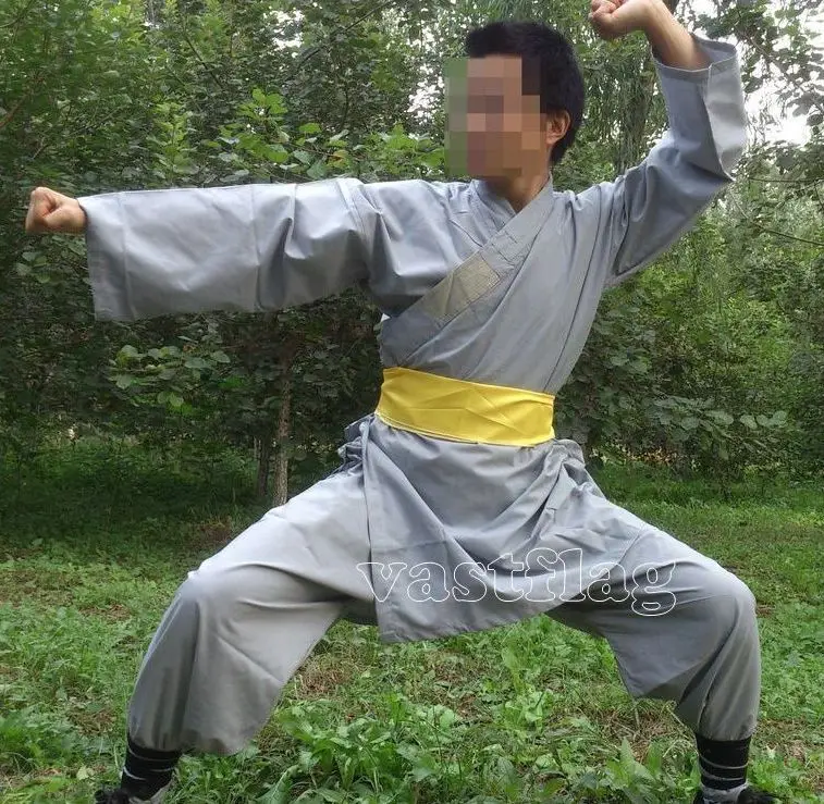 Хлопковые буддийские костюмы унисекс shaolin одежда монахов wing chun kung fu Костюмы