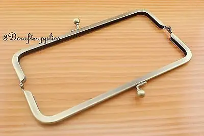 Металлическая рамка для кошелька клей на застежке зажим антибронзовый 7 дюймов X 2