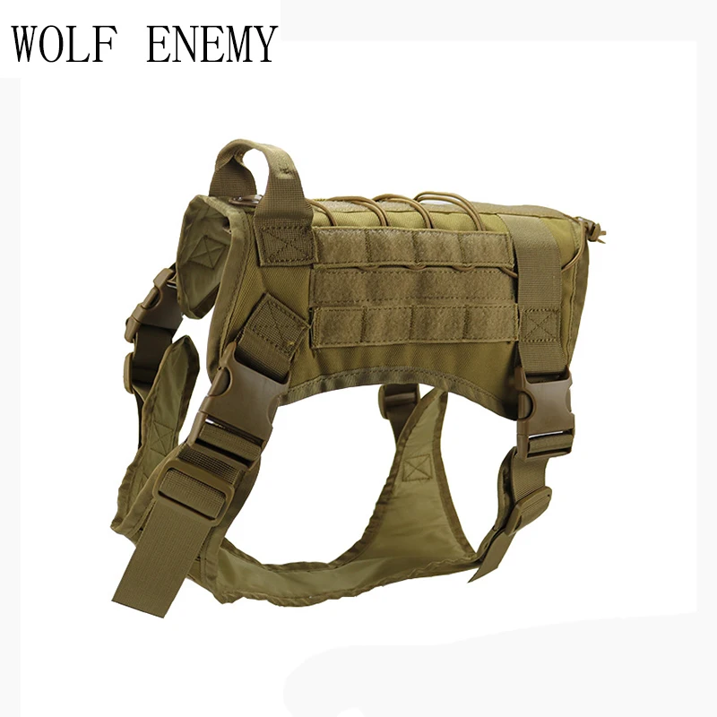WOLF ENEMY тактический жилет для домашних животных одежда собак шлейка нейлоновая