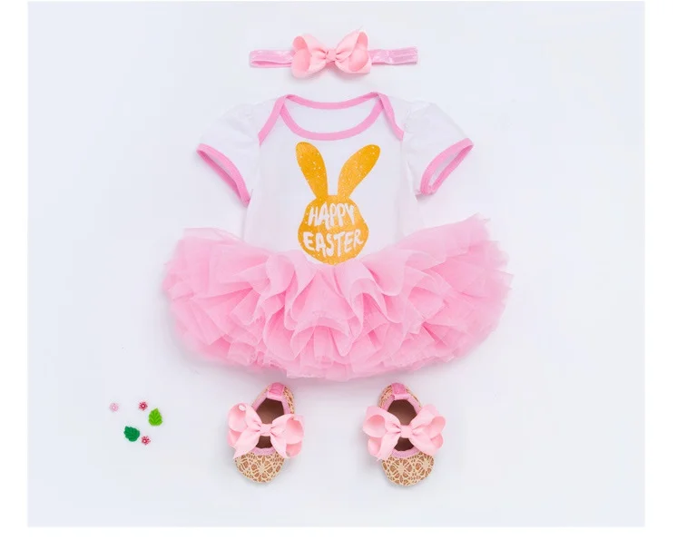 

50-57cm DOLLMAI reborn silicone babies doll clothes round neckline pink pleated dress baby romper kids birthday gift