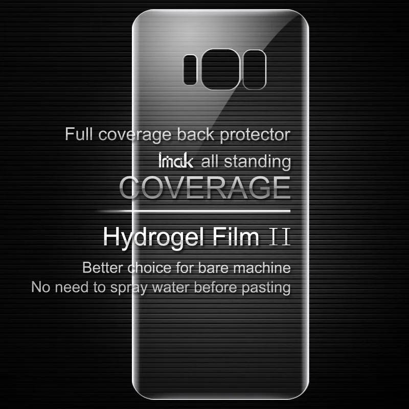 Для samsung Galaxy S8 назад фильм iMAK гидрогель II полный охват мягкая защитная пленка для