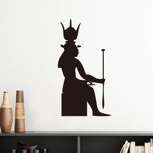 Наклейка на стену с рисунком Древнего Египта Фараона скипетра тотема фреска