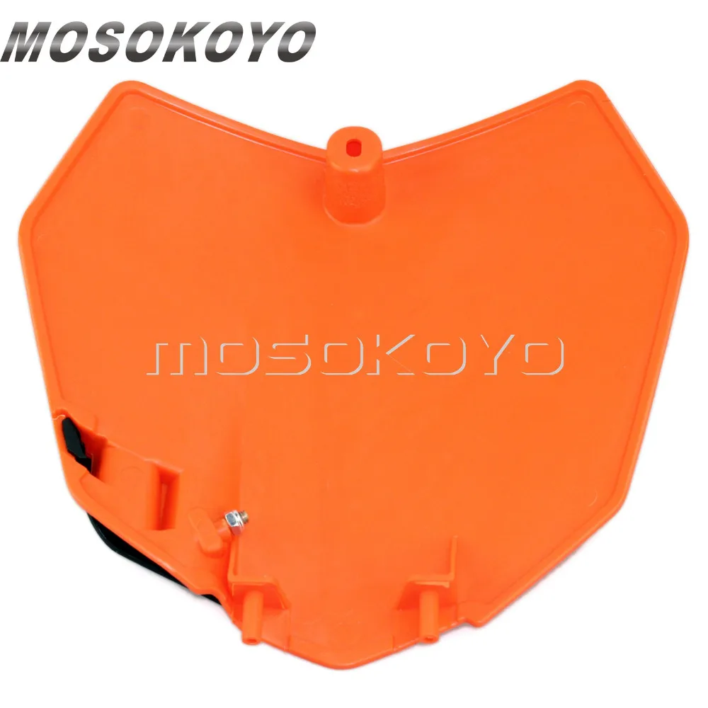 Оранжевый мотоциклетный передний номерной знак для SX SXF XCF 125 350 450 MX Enduro Racing Motocross
