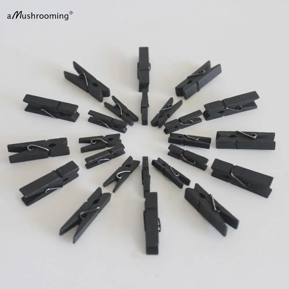 50 черные красивые мини фото настенные зажимы для баннеров вечерние подарочные