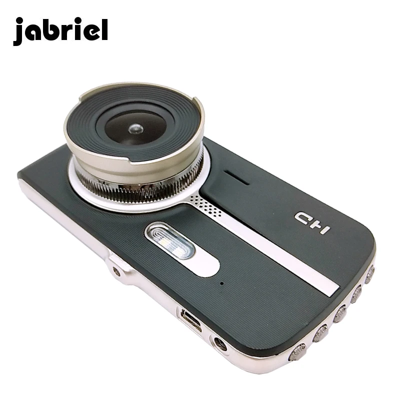 Автомобильный видеорегистратор Jabriel 4 дюйма HD 1080P два объектива 2