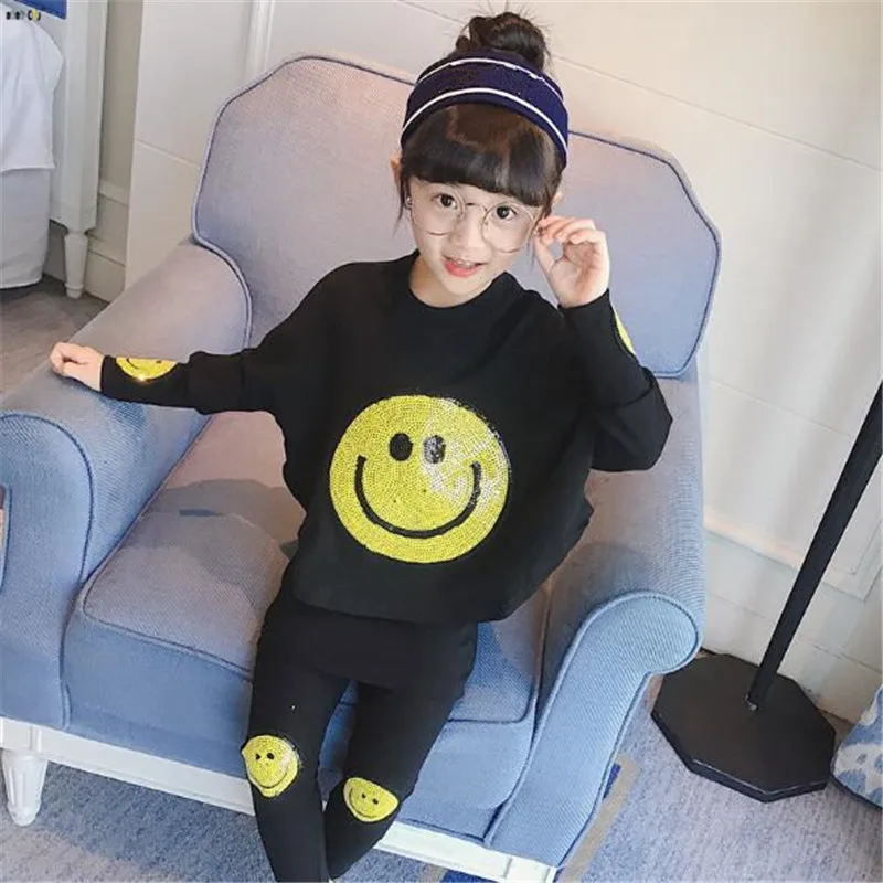 Школьная одежда для девочек спортивный костюм комплект из 2 предметов: Топ и