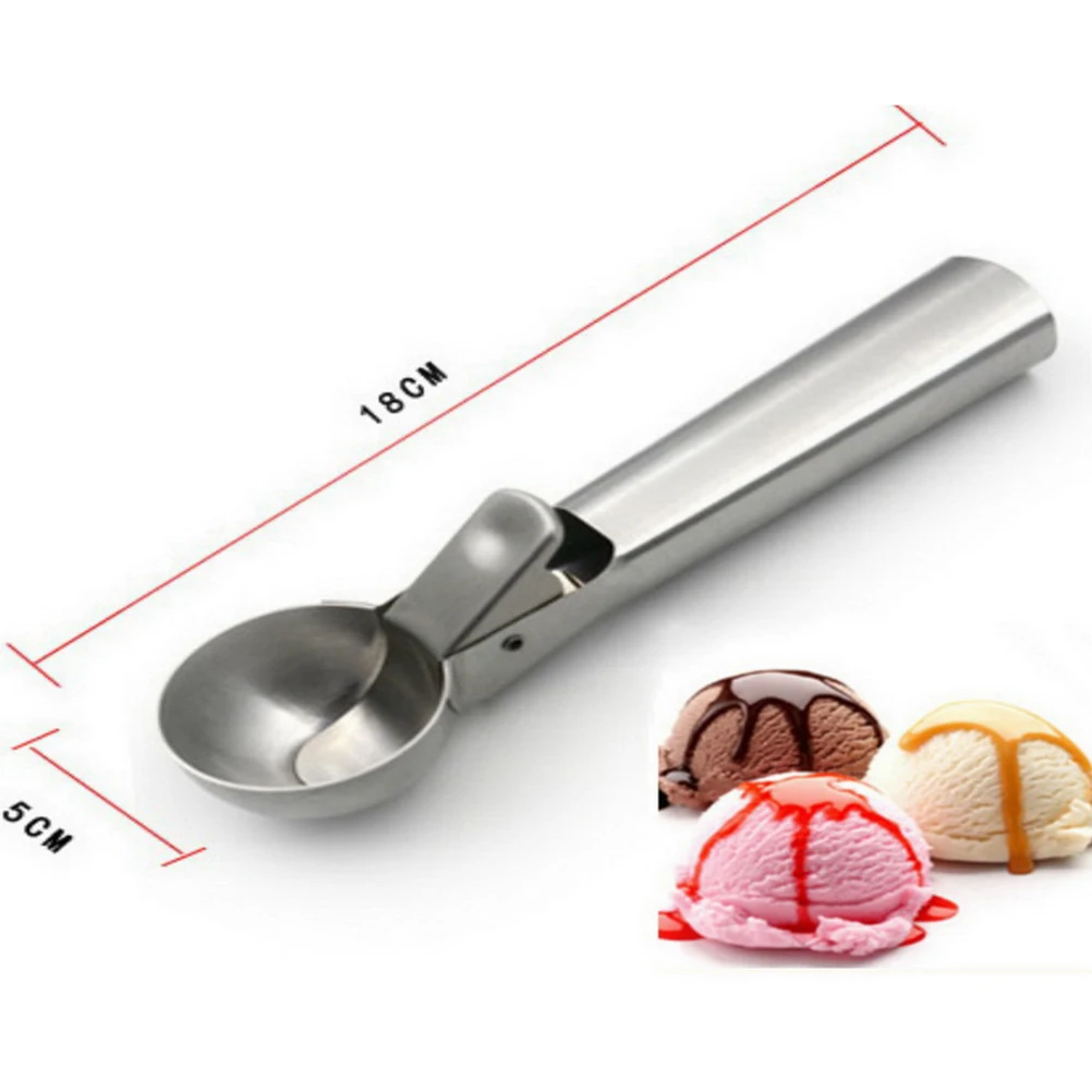 Совок для мороженого из нержавеющей стали с легким запуском замороженный йогурт
