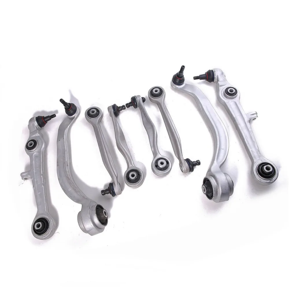 8E0 407 693 8 шт. передняя подвеска Управление Arm Комплект для A4 A6 Passat 8E0407509A 8E0407510A 8E0407505A 8E0407506A