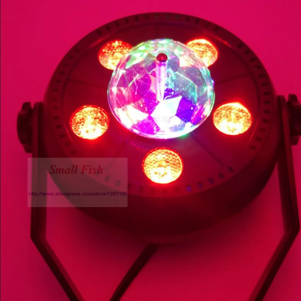 11 Вт RGB светодиодный хрустальный магический шар светодиодный сценический светильник DJ KTV диско лазерный светильник вечерние светильник s Звук ИК пульт дистанционного управления Рождественский проектор