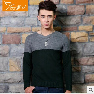 Men одежда мужчины в зима хлопок серый с v образным вырезом полный рукав причинно