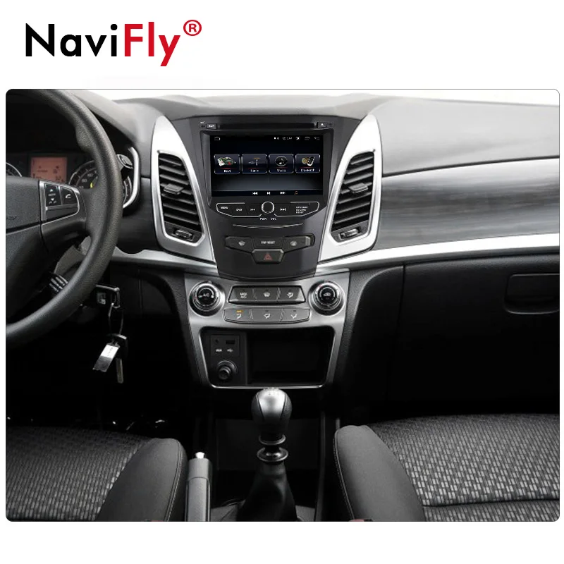 Новинка! Android 8 1 Автомобильная dvd навигационная система для SsangYong Korando Actyon 2014 2015