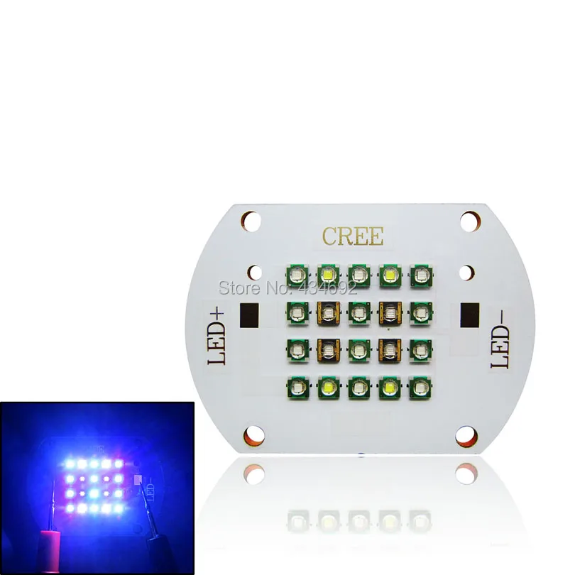 60 Вт CREE XPE XP-E + полусветодиодный s DIY Светодиодная эмиттерная лампа светильник-36 в