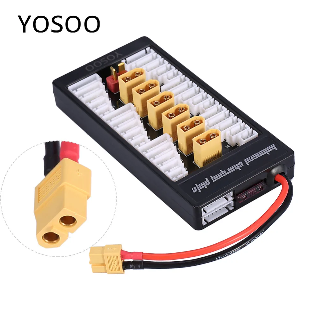 Балансная зарядная плата YOSOO 2S 6S разъем Lipo Parallel XT60 для радиоуправляемого