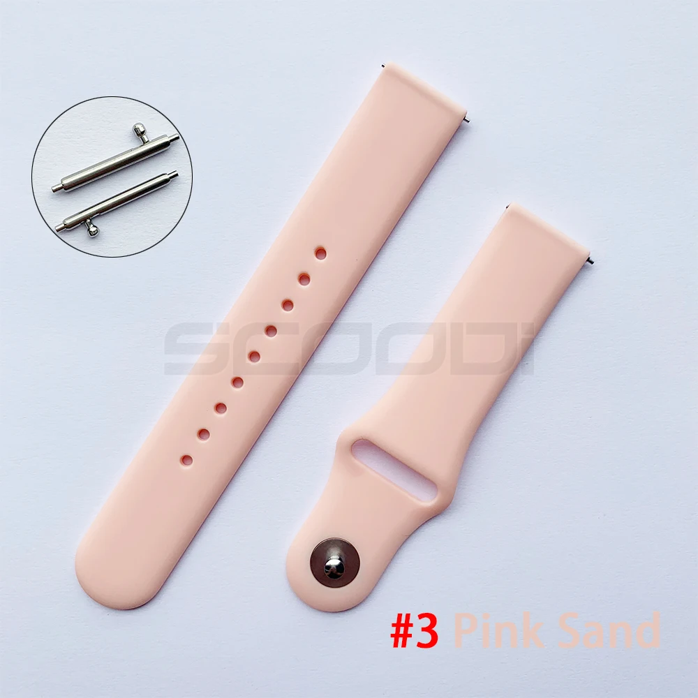 20 мм силиконовый мягкий ремешок для Xiaomi Huami Amazfit Bip BIT Lite Молодежные умные часы носимые наручные браслет Amazfit спортивный ремешок для часов