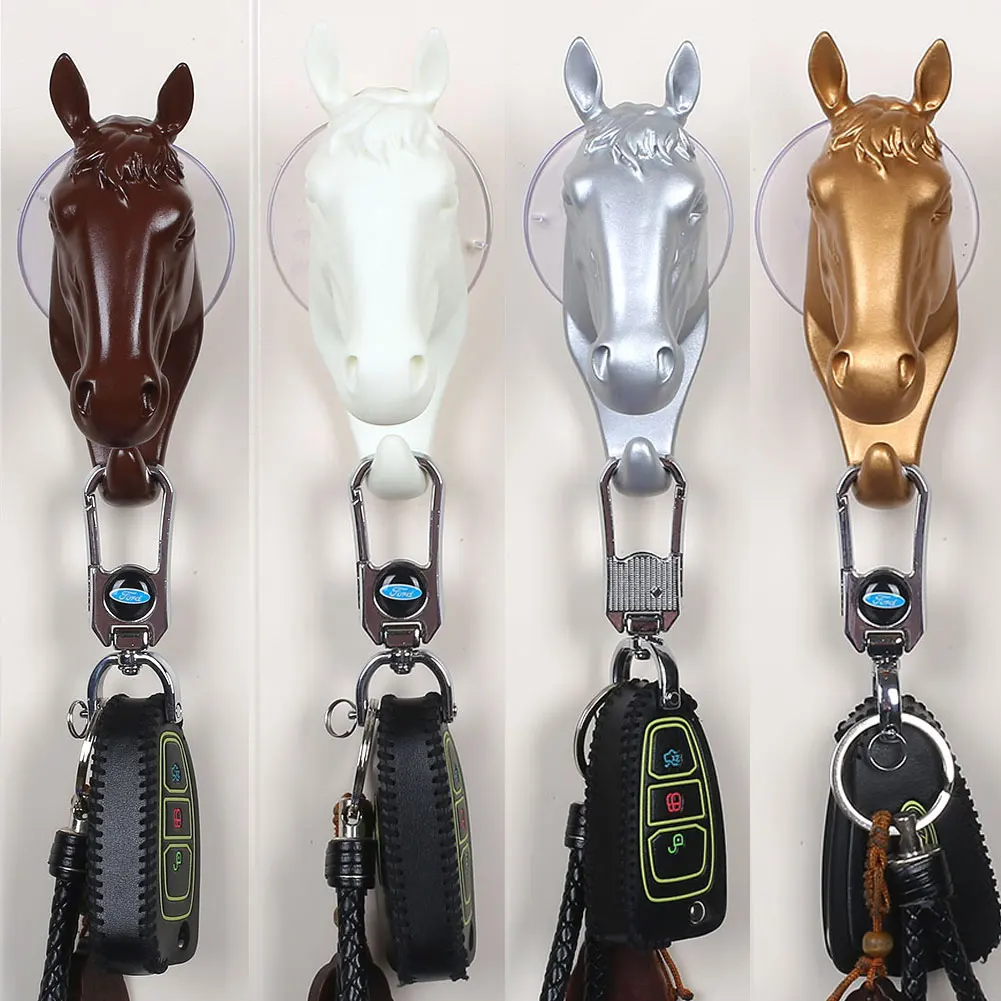 1 шт. присоска для головы животного крючок ключей пальто подвесная стойка