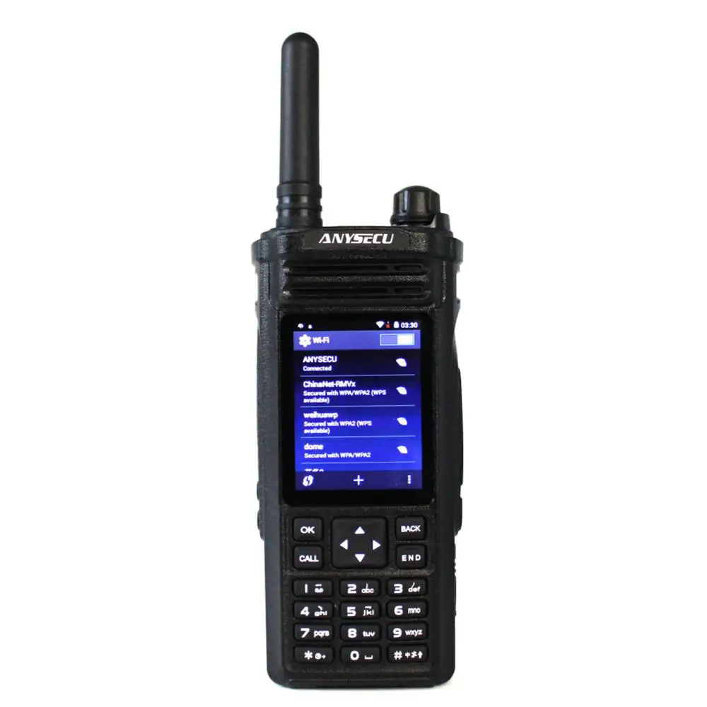 Anysecu 3g сетевое радио HD6800 с wifi walkie talkie WCDMA GSM работает платформой Zello Real ptt|Рации| |