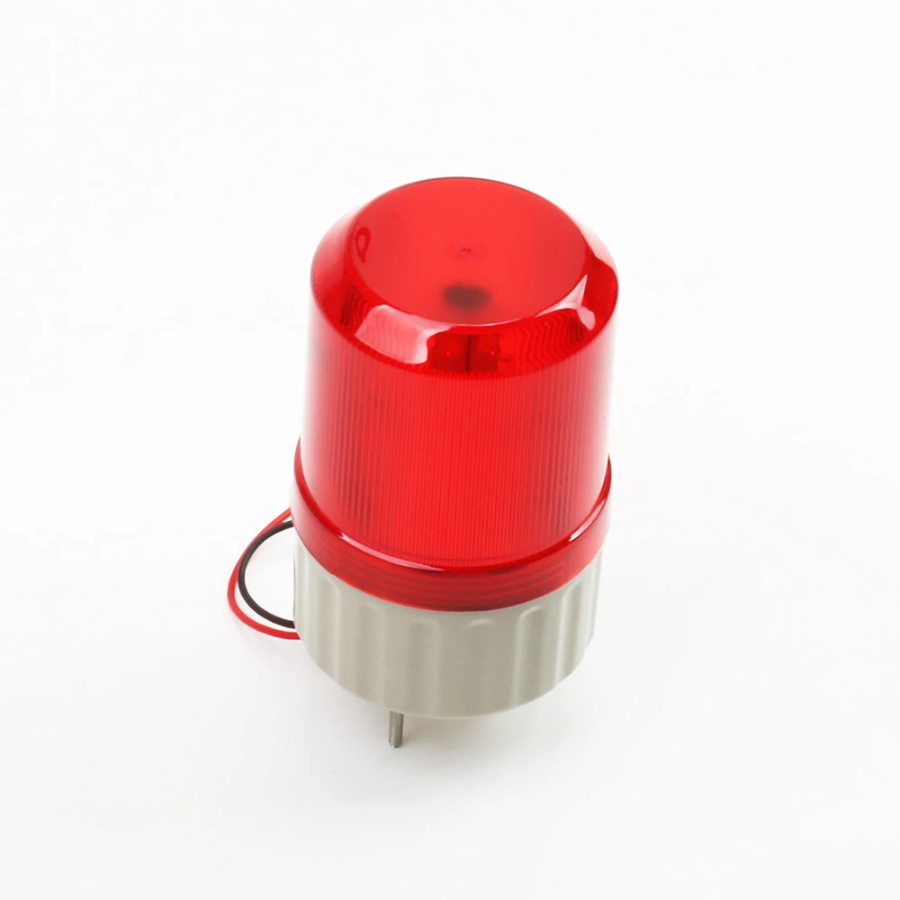 AC 220v 110v DC 12V 24V светодиодный-1081 светодиодный вращающийся промышленный Предупреждение ющий световая сирена звук красный желтый синий зеленый индикатор