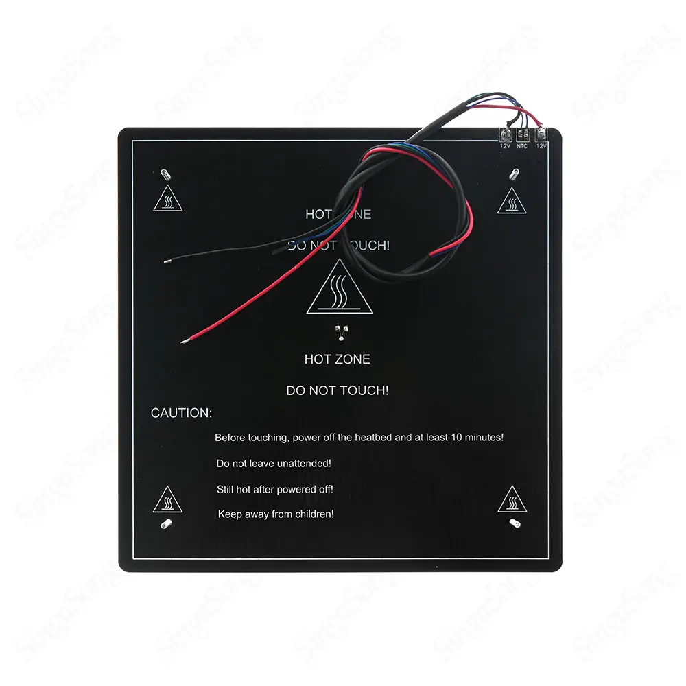 Ультрабук 3d принтер с подогревом, стеклянная пластина 310*310*4 мм/220*220*4 мм, части 3d принтера, Горячая кровать