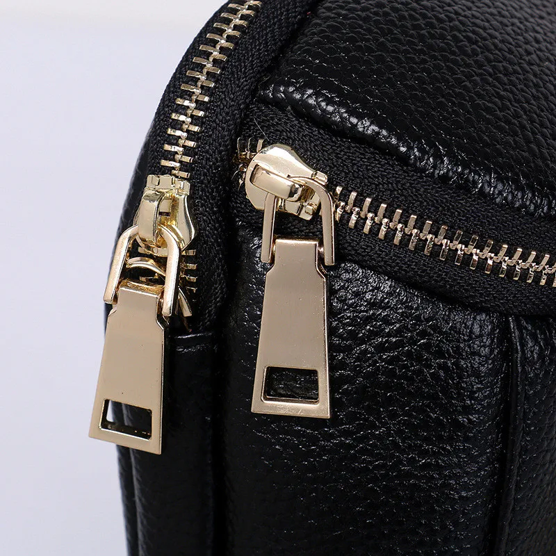 Молочный Мишка из натуральной кожи мини Crossbody сумки для Для женщин MessengerBagsSmall