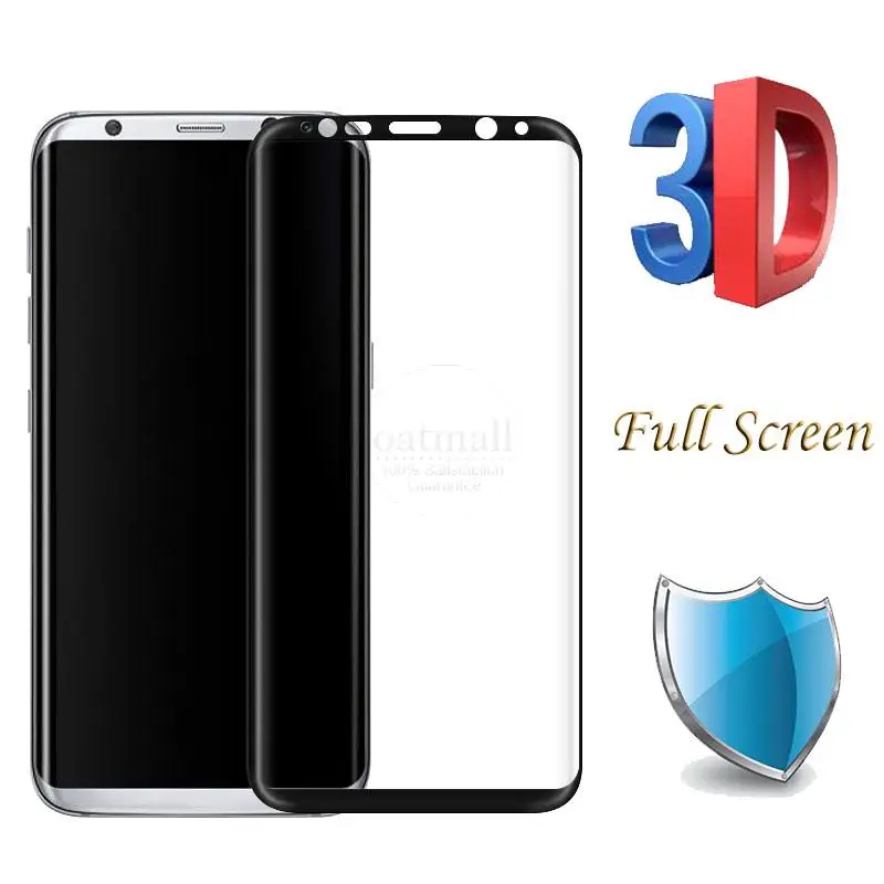 Закаленное стекло для Samsung Galaxy S8 S9 полная защита экрана с изогнутыми краями 0 26 мм