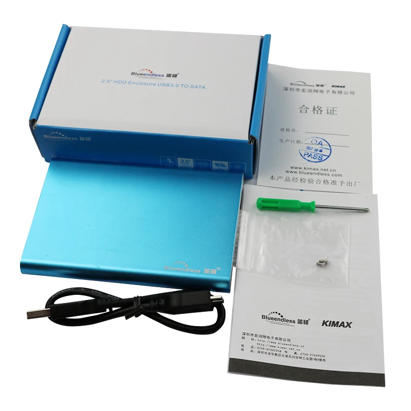 Blueendless 2018 HDD USB внешний жесткий диск Алюминиевый 500 Гб Sata 5 Гбит/с 3 0 для ноутбука |
