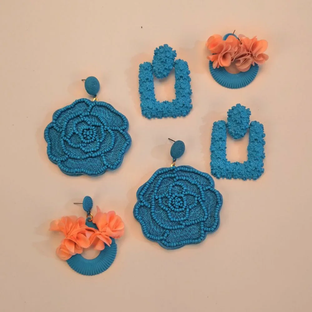 Длинные подвески Girlgo из специальных ручных бусин для женщин, свадебные украшения, шарм, роскошные, крючки, бижутерия, подарки на вечеринки, бохо.