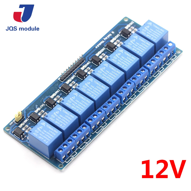 12V 8 канальный релейный модуль для Arduino PIC AVR MCU DSP электронный тонометр с самым